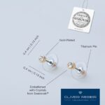 گوشواره  کریستال مدل پایان - Image 5